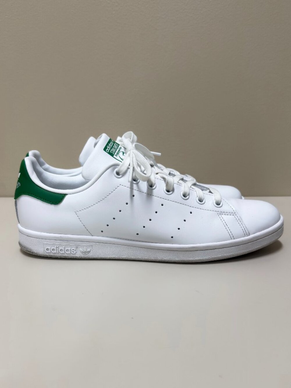 Adidas Stan Smith Mens Size 11 White Green USED TWICE